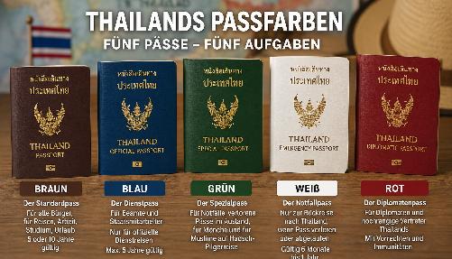 Thailand und seine geheimen Passfarben - Reisenews Thailand - Symbolfoto 1