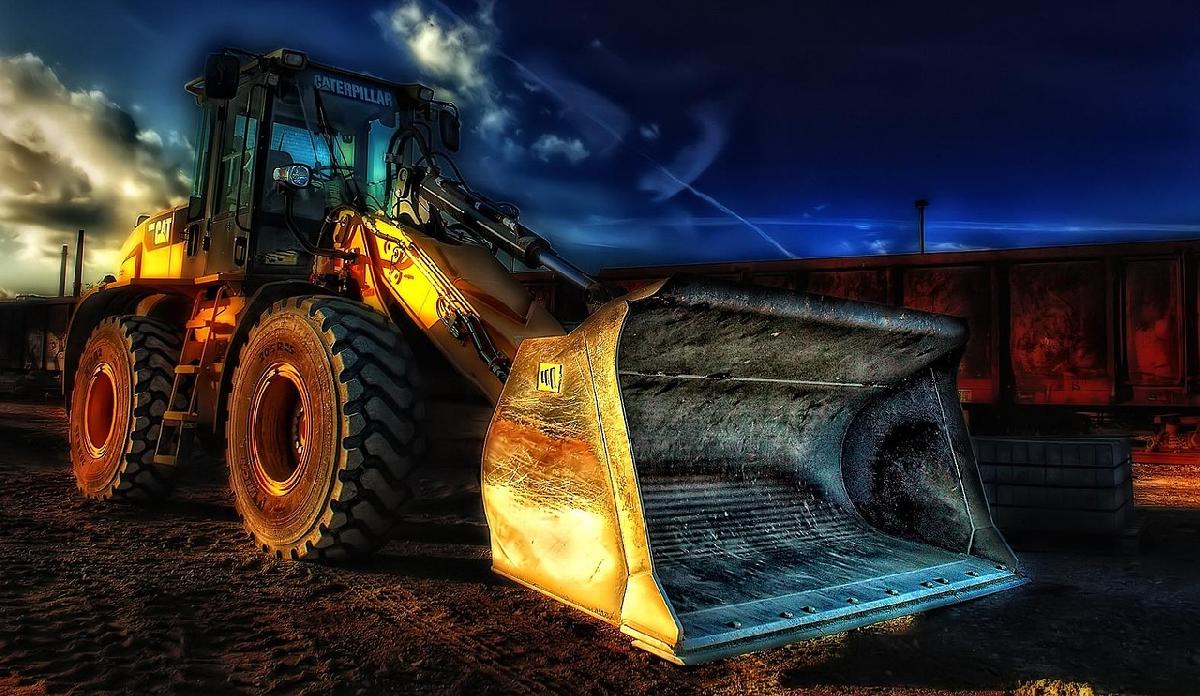 Bagger Bild von Peter Dargatz