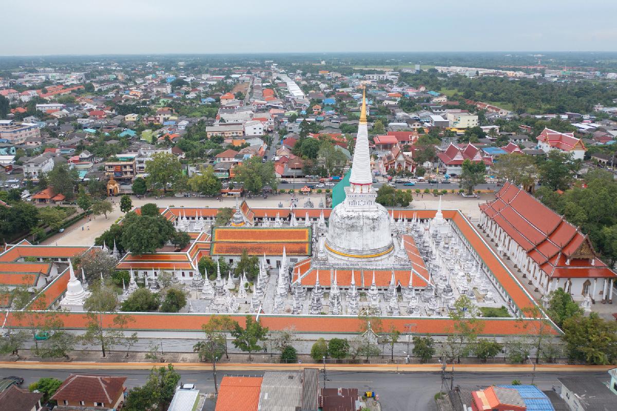 Wat Phra Mahathat Woramahawihan - Nakhon Si Thammarat. - Wird einer der bedeutendsten Tempel Thailands zum Weltkulturerbe? Symbolfoto 3