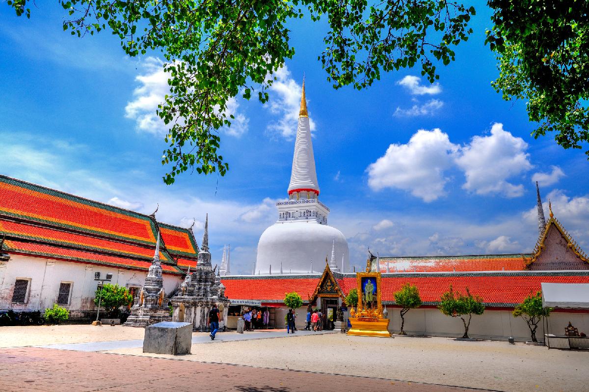 Wat Phra Mahathat Woramahawihan - Nakhon Si Thammarat. - Wird einer der bedeutendsten Tempel Thailands zum Weltkulturerbe? Symbolfoto 4