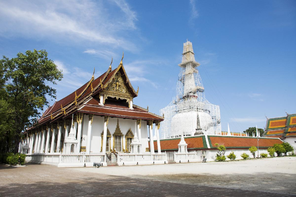 Wat Phra Mahathat Woramahawihan - Nakhon Si Thammarat. - Wird einer der bedeutendsten Tempel Thailands zum Weltkulturerbe? Symbolfoto 5