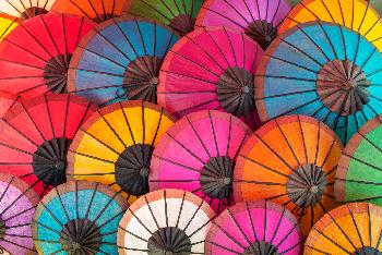 Zoom Bo Sang Umbrella Village Provinz Chiang Mai Bild 1