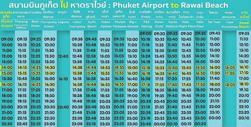 Smart-Bus Reiseinformationen Phuket 0