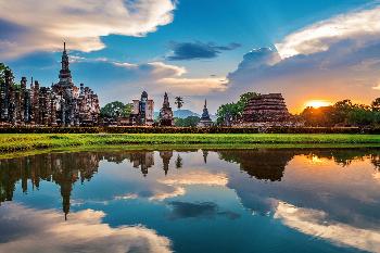 Zoom Wat Mahathat Sehenswertes Ayutthaya - 1