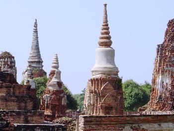 Zoom Wat Mahathat Sehenswertes Ayutthaya - 1