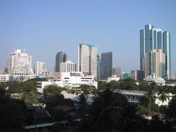 Blick vom TowerInn Hotel Bangkok