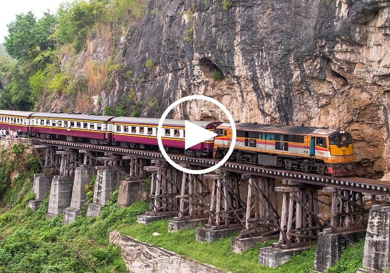 Kanchanaburi Eisenbahn