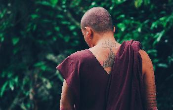 Ein Heiliges Tattoo aus dem Wat Bang Phra - Bangkok