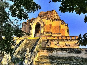 Radtour durch die historische Altstadt - Chiang Mai