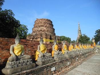 Radtour durch Innenstadt und Geschichtspark - Ayutthaya