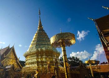 Tempel Wat Doi Suthep und Bergstamm-Dorf der Hmong - Chiang Mai