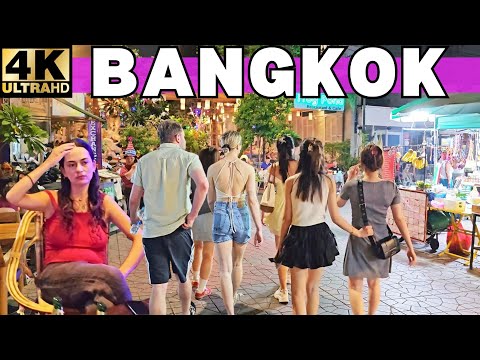 Video Am Abend in der Rambuttri Road
