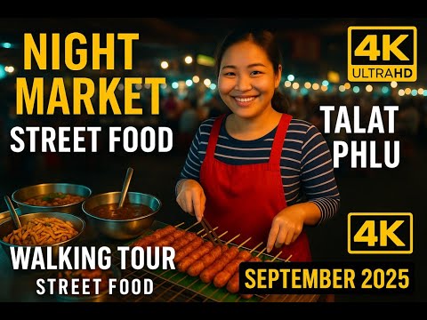 Video Talat Phlu Night Market Bangkok