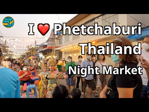 Video Weekend market Phetchaburi
