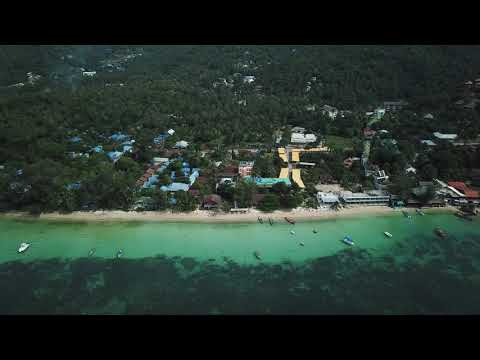 Aerial Video Sairee Beach - Koh Samui Video