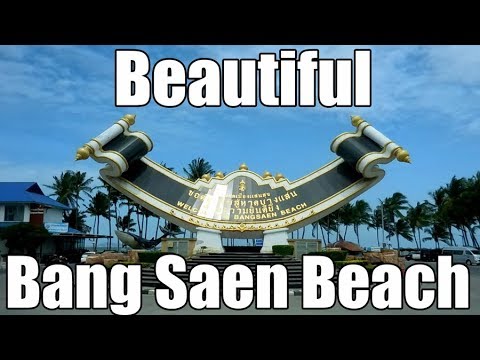 Start Video Beautiful Bang Saen Beach 