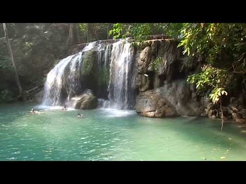 Erawan falls Thailand - Bangkok Video