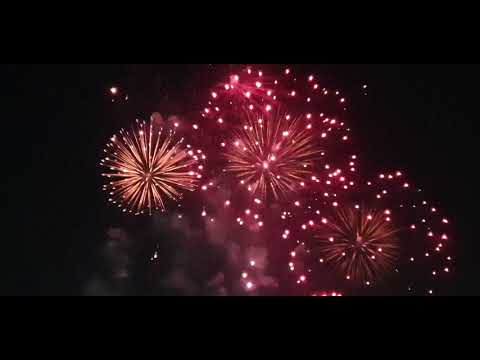 Start Video King Rama IX Park Feuerwerk 