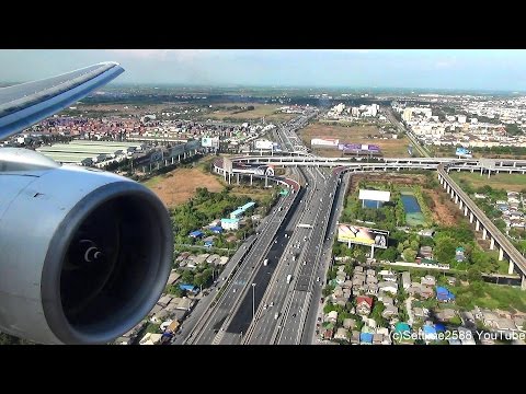 Start Video Landing in Bangkok Airport 