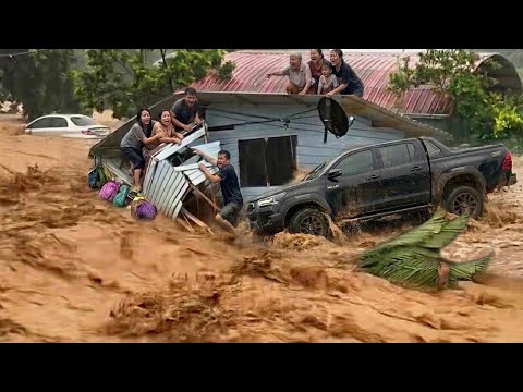 Start Video Severe Floodwaters Ravage Nan and Phayao 