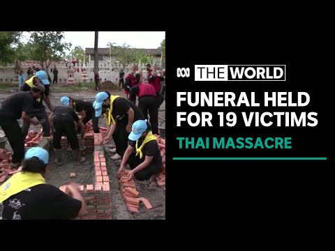 Start Video Shared cremation ceremony for victims of Thai daycare centre massacre 