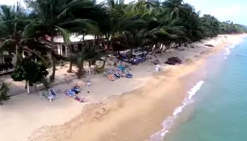 Der Maenam Beach von oben HD - Koh Samui Video