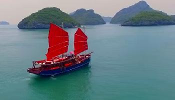 Der Rote Baron im Ang Thong Marine Park - Koh Samui Video