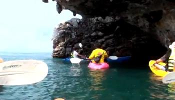 Mit dem Kayak um Koh Hong + Koh Lao - Krabi Video