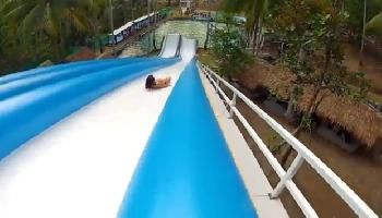 Slip N Fly Party - Die Wasserrutsche im Dschungel - Koh Samui Video