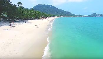 Lamai Beach Aerial Video - Koh Samui Video