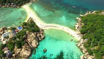 Koh Nang Yuan Aerial Video - Koh Samui Video