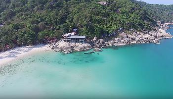 Hat Rin Bucht aus der Luft - Koh Samui Video