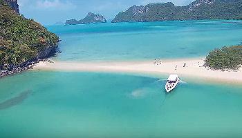 Angthong Marine Park Aerial - Koh Samui Video