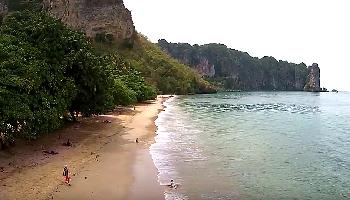 Start Video Abendflug ber den Ao Nang Baden + Strand